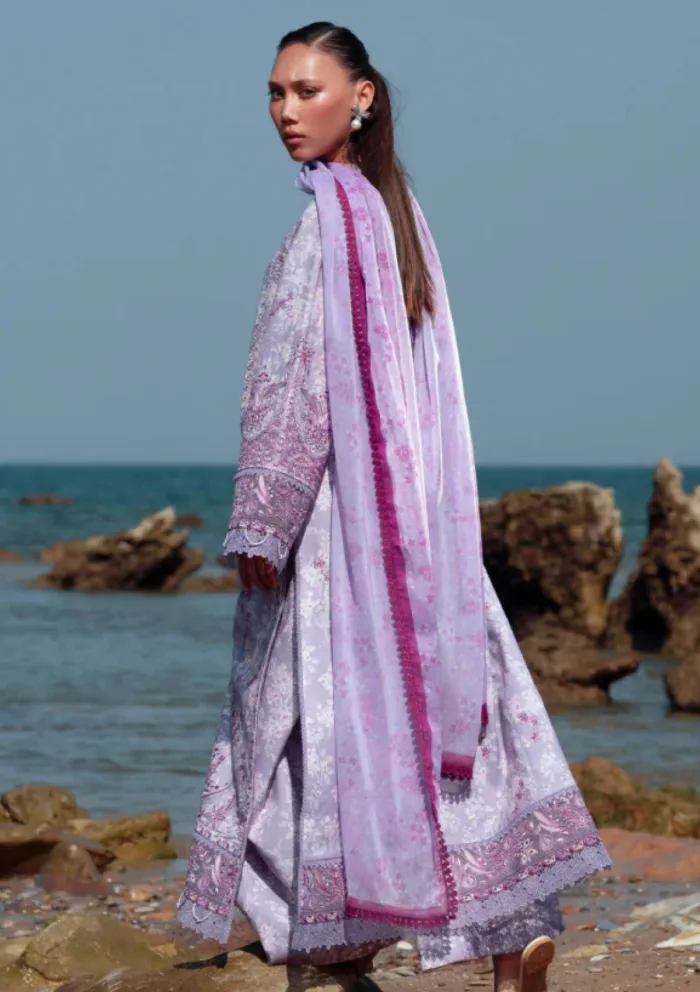 Afrozeh D 892 Amethyst Summer Together 25 Luxury Lawn Collection - Image 2