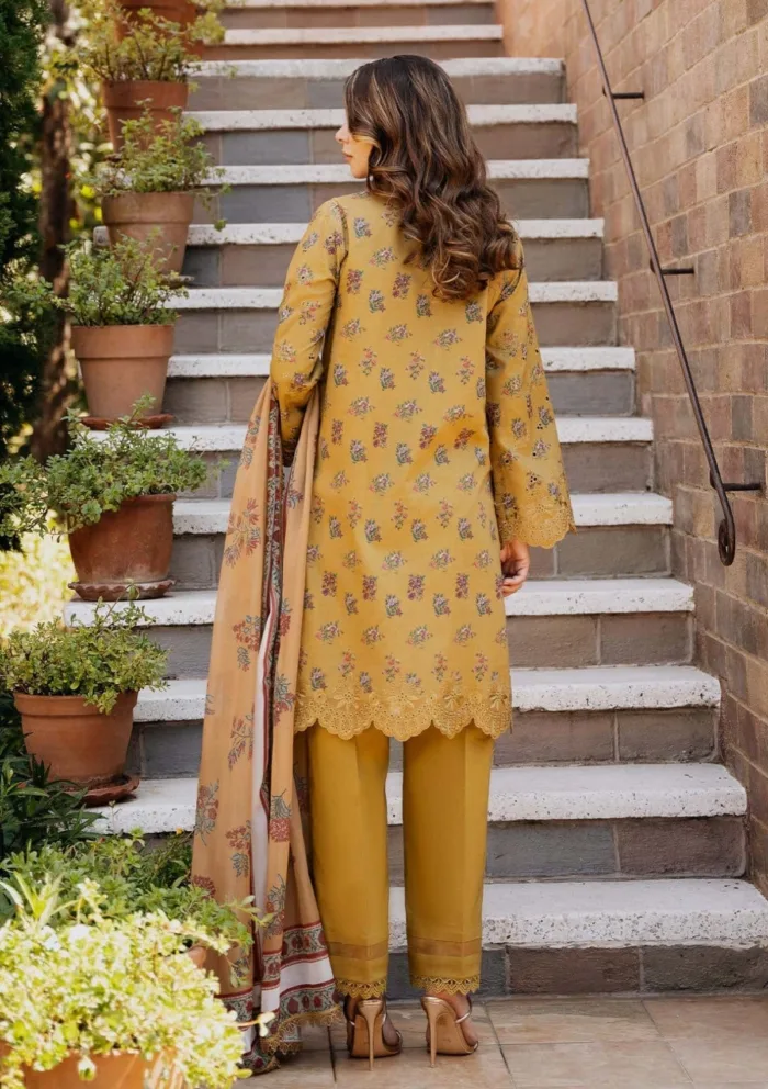 Afrozeh Lorien B Damask The Holiday Luxury Lawn Collection - Image 2