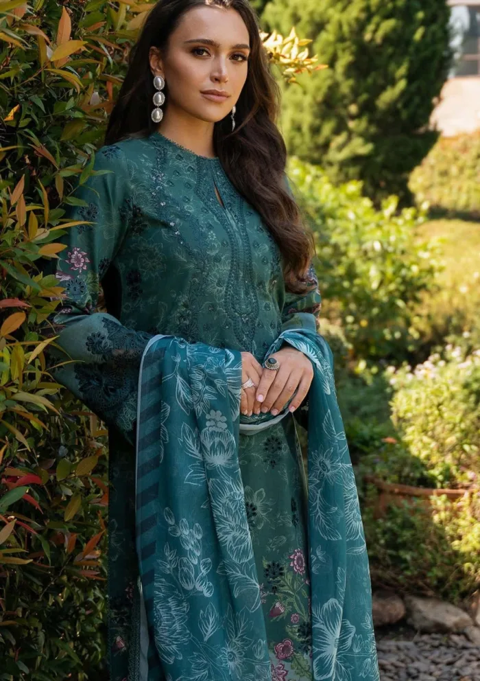 Afrozeh Opaline A Damask The Holiday Luxury Lawn Collection - Image 4