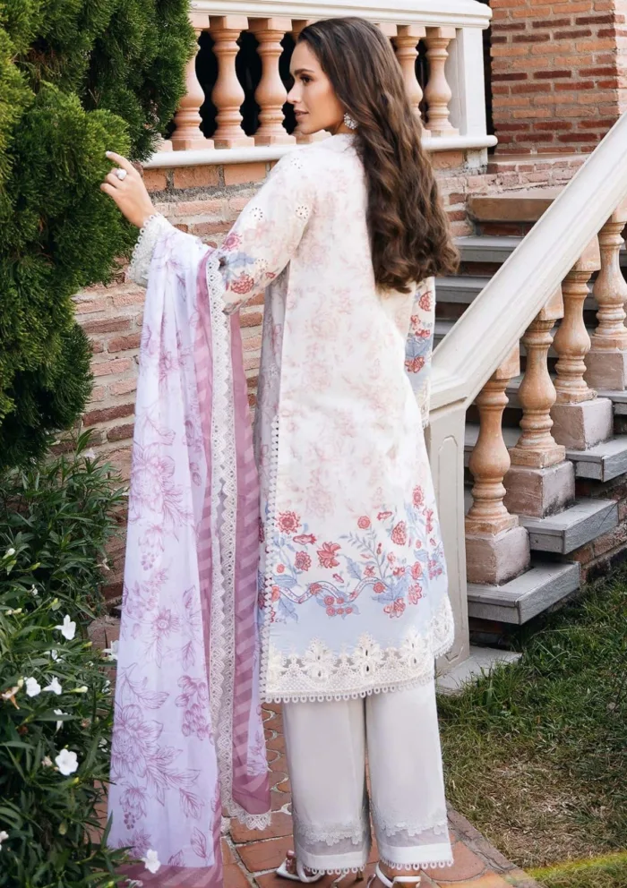 Afrozeh Opaline B Damask The Holiday Luxury Lawn Collection - Image 2