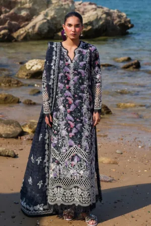 Afrozeh Summer Unstitched 25 AES 01 Velour