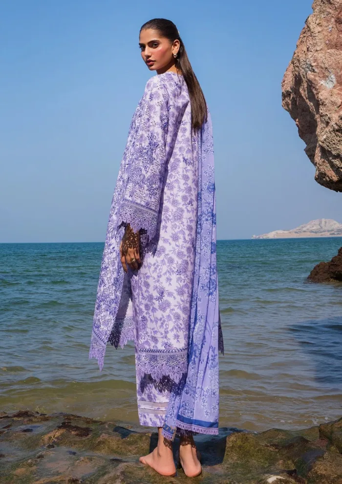 Afrozeh Summer Unstitched 25 AES 06 Verve Endless Luxury Lawn Collection - Image 2