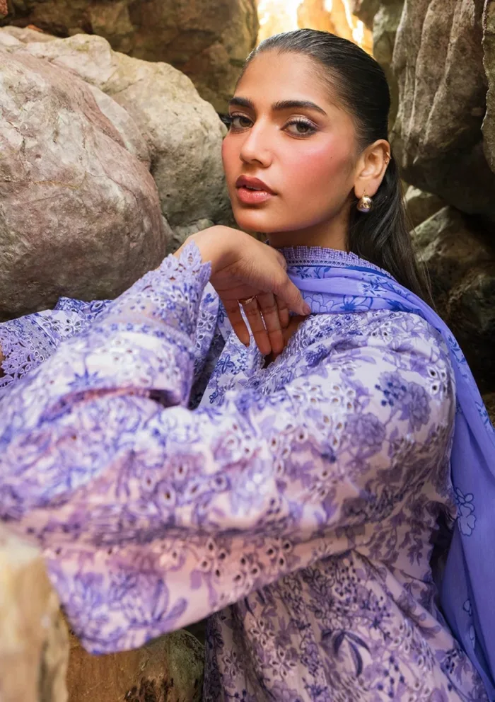 Afrozeh Summer Unstitched 25 AES 06 Verve Endless Luxury Lawn Collection - Image 3