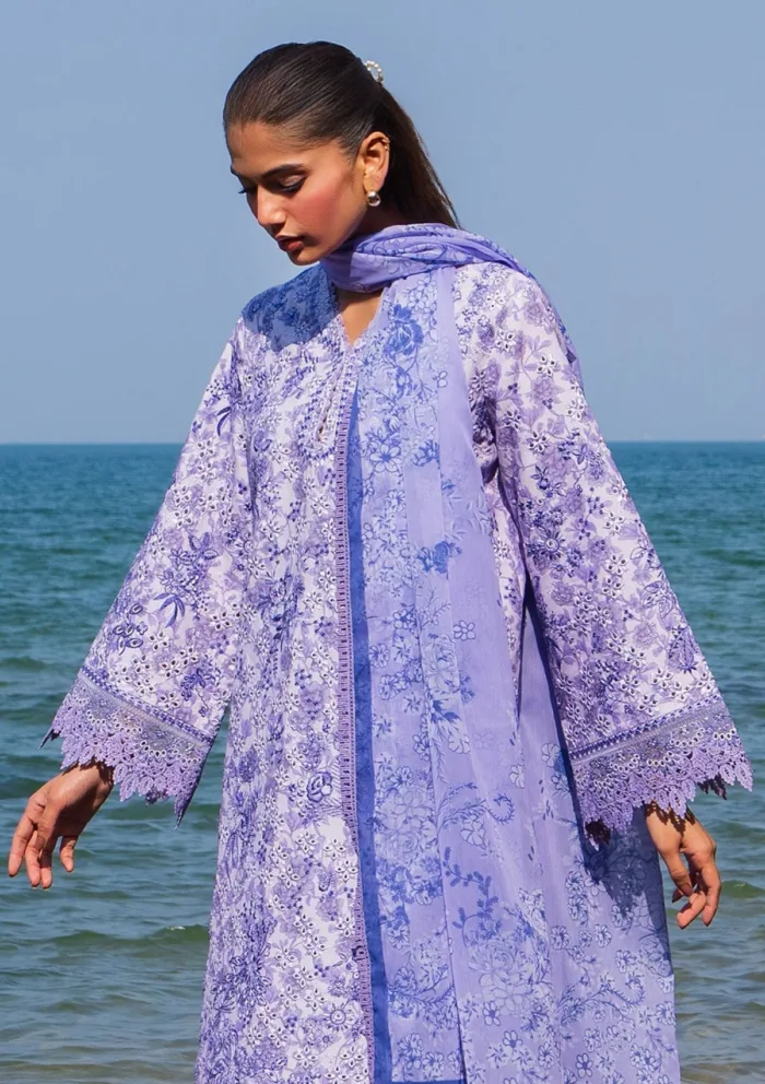 Afrozeh Summer Unstitched 25 AES 06 Verve Endless Luxury Lawn Collection - Image 4