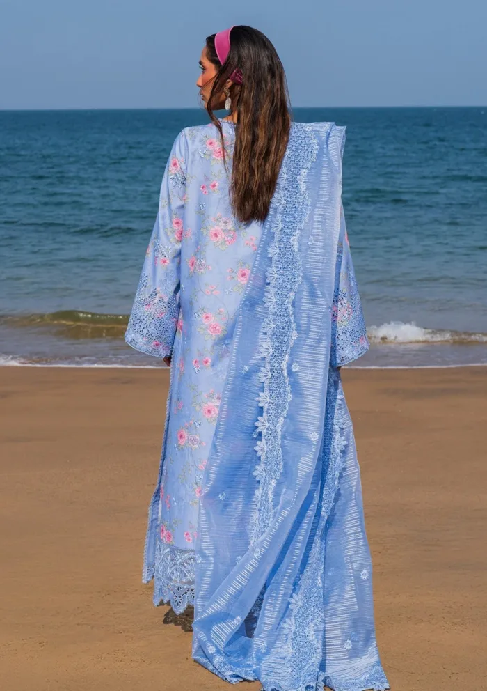 Afrozeh Summer Unstitched 25 Aes 07 Lior Endless Luxury Lawn Collection - Image 2