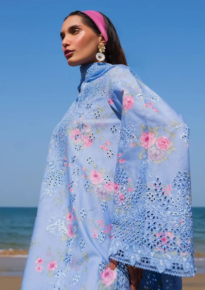 Afrozeh Summer Unstitched 25 Aes 07 Lior Endless Luxury Lawn Collection - Image 3
