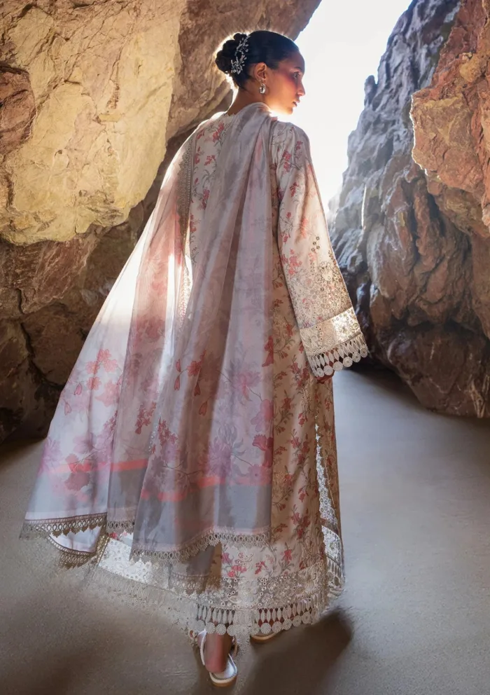 Afrozeh Summer Unstitched 25 AES 09 Nyssa Endless Luxury Lawn Collection - Image 2