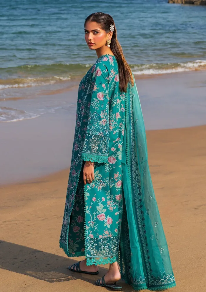 Afrozeh Summer Unstitched 25 AES 10 Plush Endless Luxury Lawn Collection - Image 2