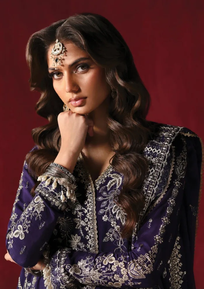 Afrozeh The Silk Edit AS V3 24 01 Kaneez Divani Luxury Lawn Collection - Image 2
