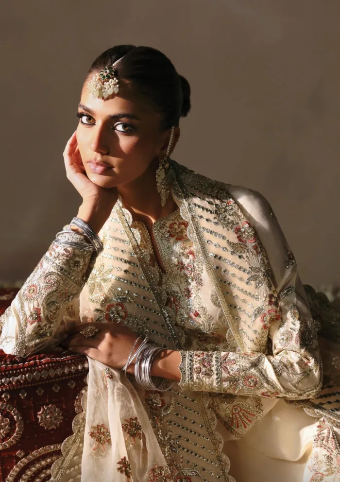 Afrozeh The Silk Edit AS V3 24 07 Arjumand Divani Luxury Lawn Collection - Image 2