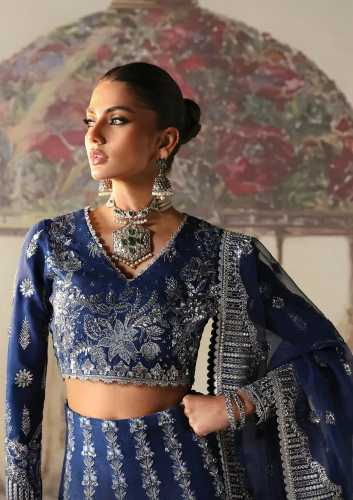 Afrozeh The Silk Edit AS V3 24 08 Nazli Divani Luxury Lawn Collection - Image 2