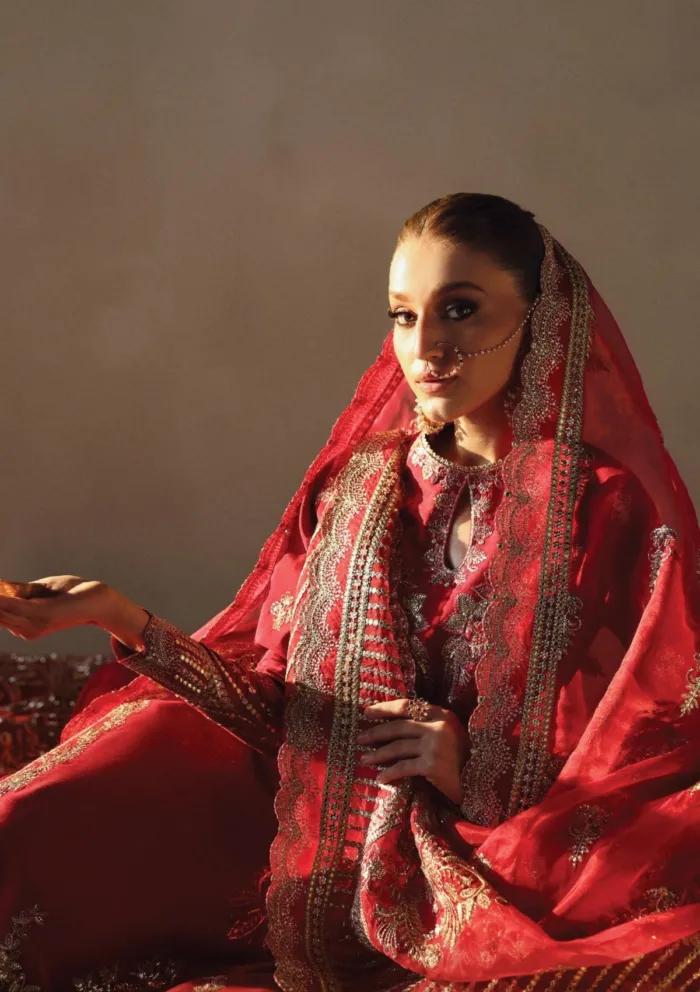 Afrozeh The Silk Edit AS V3 24 09 Shabana Divani Luxury Lawn Collection - Image 3
