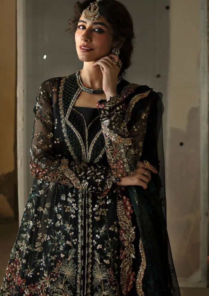 Afrozeh Wedding 24 Ahw 08 Meera Hayat Luxury Lawn Collection - Image 5