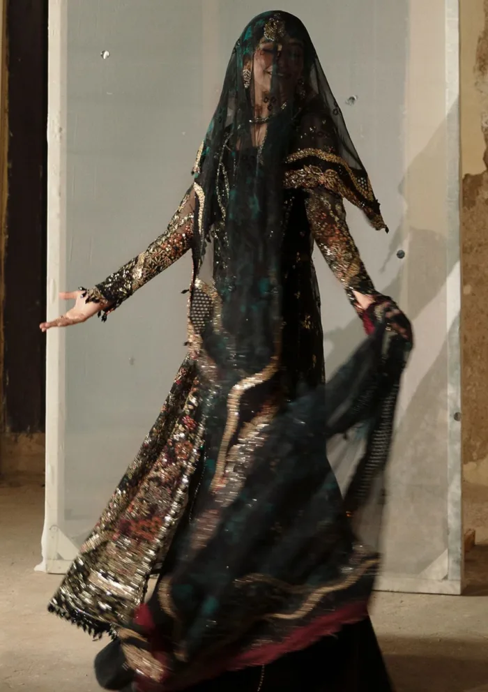 Afrozeh Wedding 24 Ahw 08 Meera Hayat Luxury Lawn Collection - Image 10