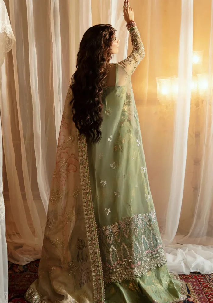 Afrozeh Wedding 24 AHW 813 Shreya Hayat Luxury Lawn Collection - Image 2