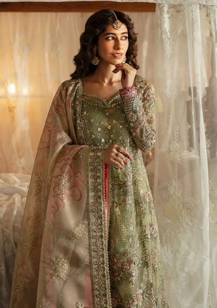 Afrozeh Wedding 24 AHW 813 Shreya Hayat Luxury Lawn Collection - Image 3