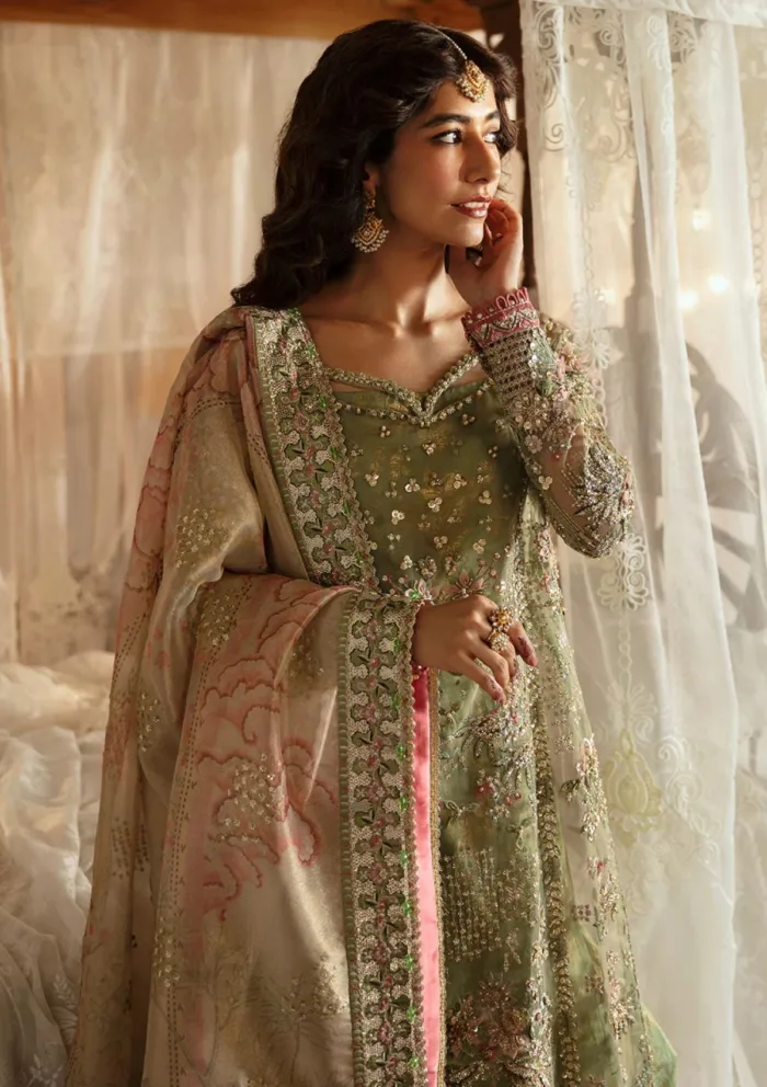 Afrozeh Wedding 24 AHW 813 Shreya Hayat Luxury Lawn Collection - Image 4