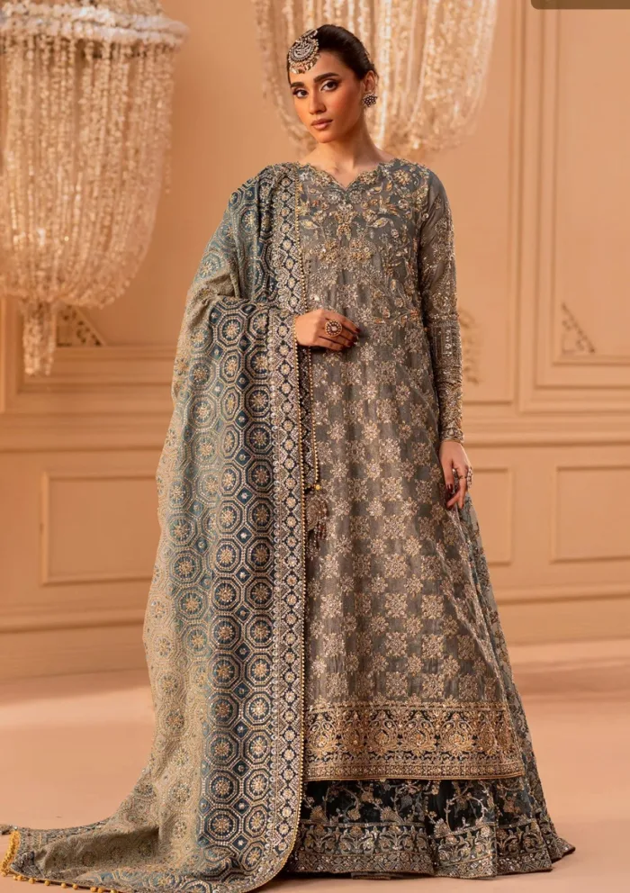 Aik Atelier Festive 25 Look 06 Volume 1 Luxury Lawn Collection - Image 2