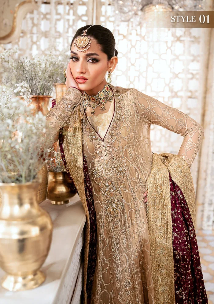 Aik Atelier Festive AW24 08 Wedding Luxury Lawn Collection - Image 4