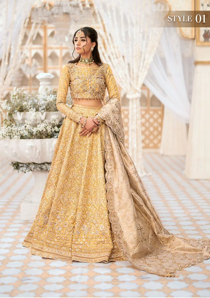 Aik Atelier Festive AW24 09 Wedding Luxury Lawn Collection - Image 3