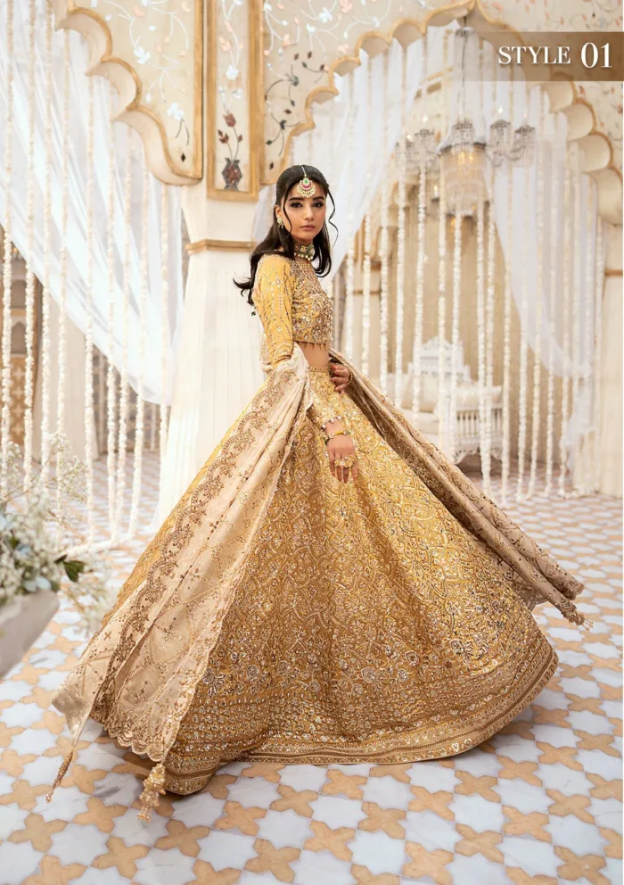 Aik Atelier Festive AW24 09 Wedding Luxury Lawn Collection - Image 4