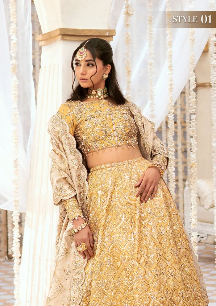 Aik Atelier Festive AW24 09 Wedding Luxury Lawn Collection - Image 5