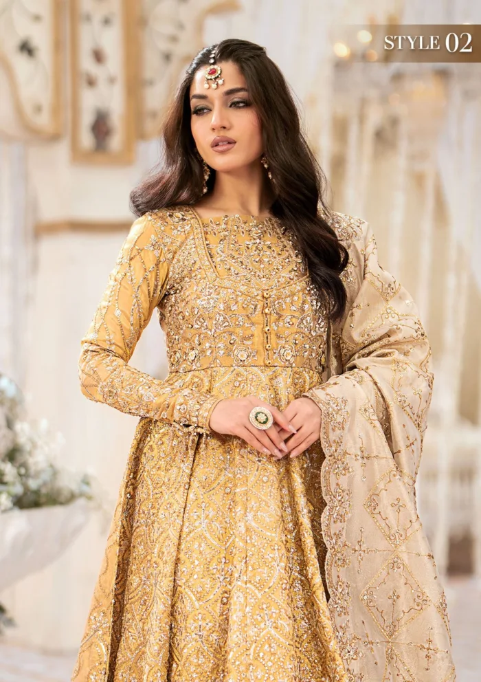 Aik Atelier Festive AW24 09 Wedding Luxury Lawn Collection - Image 7