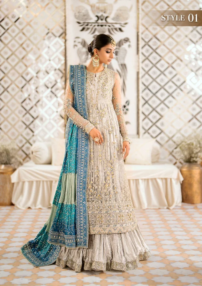 Aik Atelier Festive AW24 10 Wedding Luxury Lawn Collection - Image 3
