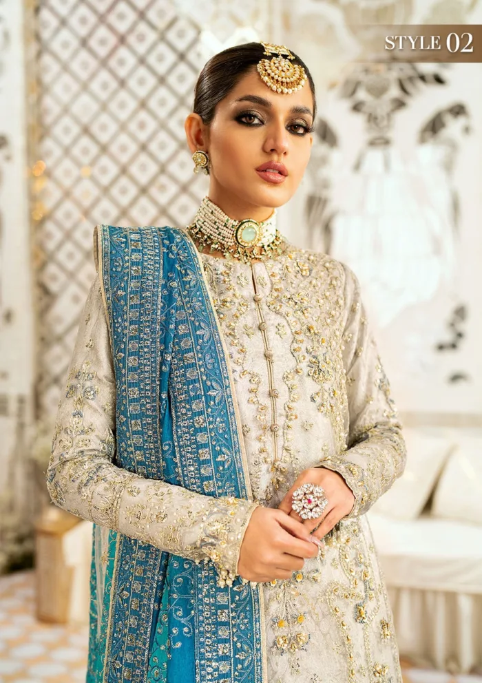 Aik Atelier Festive AW24 10 Wedding Luxury Lawn Collection - Image 8