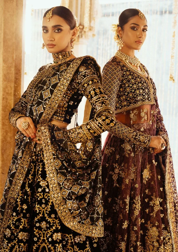 Aik Atelier LOOK 01 Dastoor Luxury Velvet Luxury Lawn Collection - Image 6