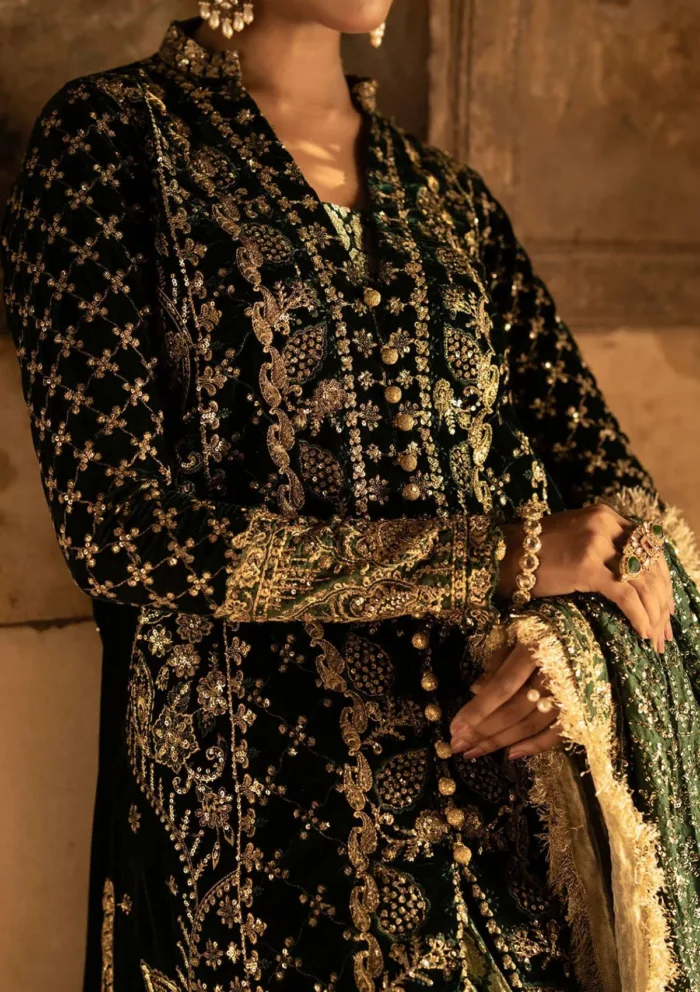 Aik Atelier LOOK 02 Dastoor Luxury Velvet Luxury Lawn Collection - Image 3