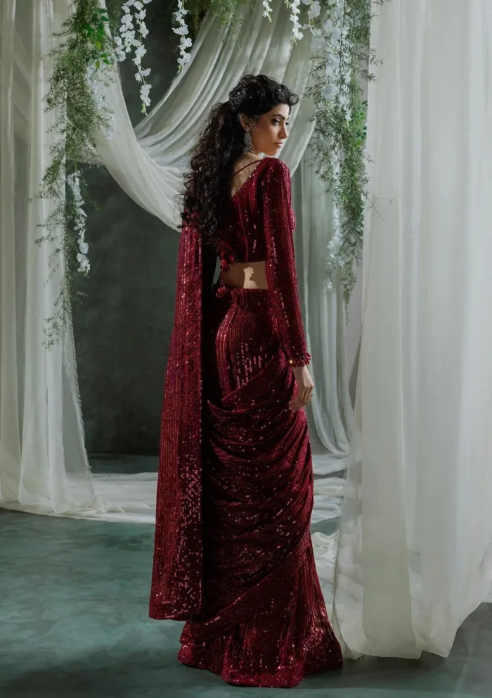 Aik Atelier LOOK 03 SARI EDIT '24 Luxury Lawn Collection - Image 2