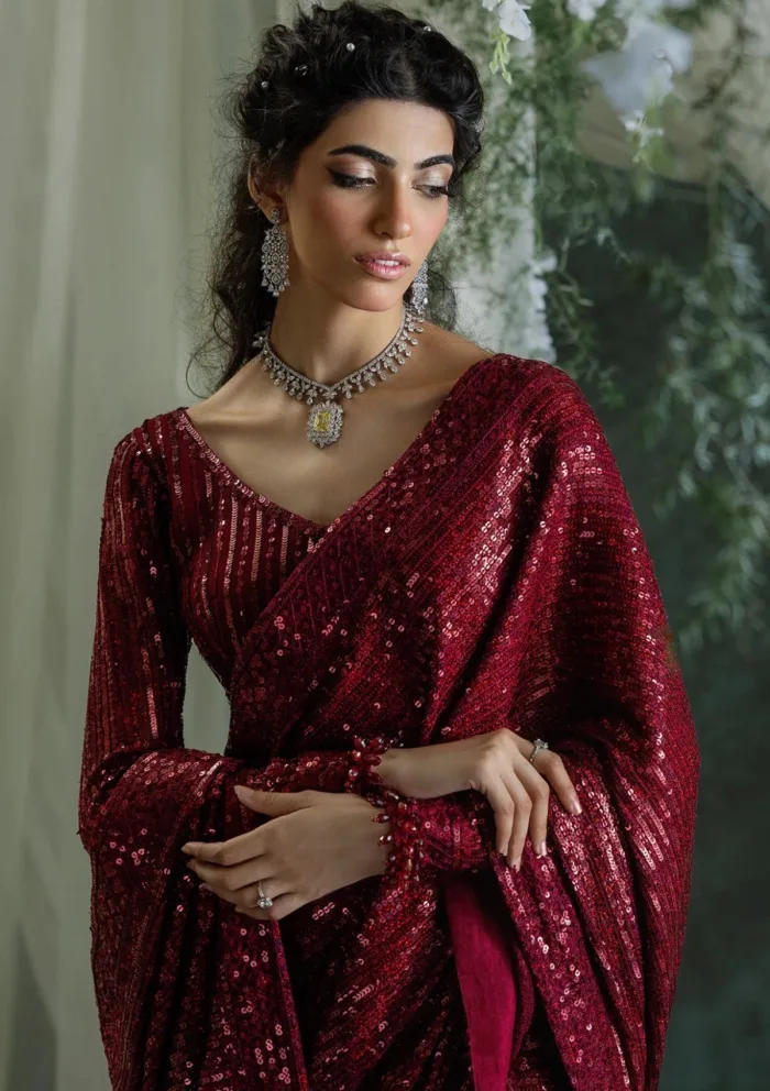 Aik Atelier LOOK 03 SARI EDIT '24 Luxury Lawn Collection - Image 3