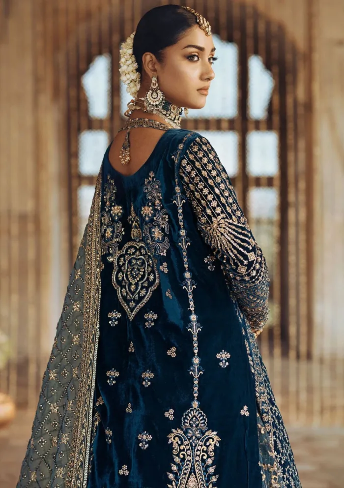 Aik Atelier LOOK 05 Dastoor Luxury Velvet Luxury Lawn Collection - Image 2