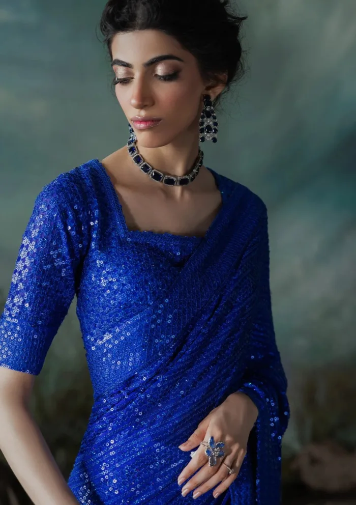Aik Atelier LOOK 05 SARI EDIT '24 Luxury Lawn Collection - Image 3