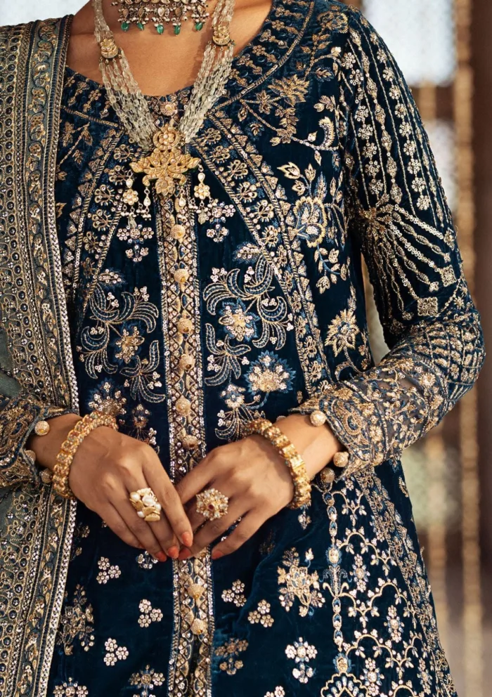 Aik Atelier LOOK 05 Dastoor Luxury Velvet Luxury Lawn Collection - Image 3