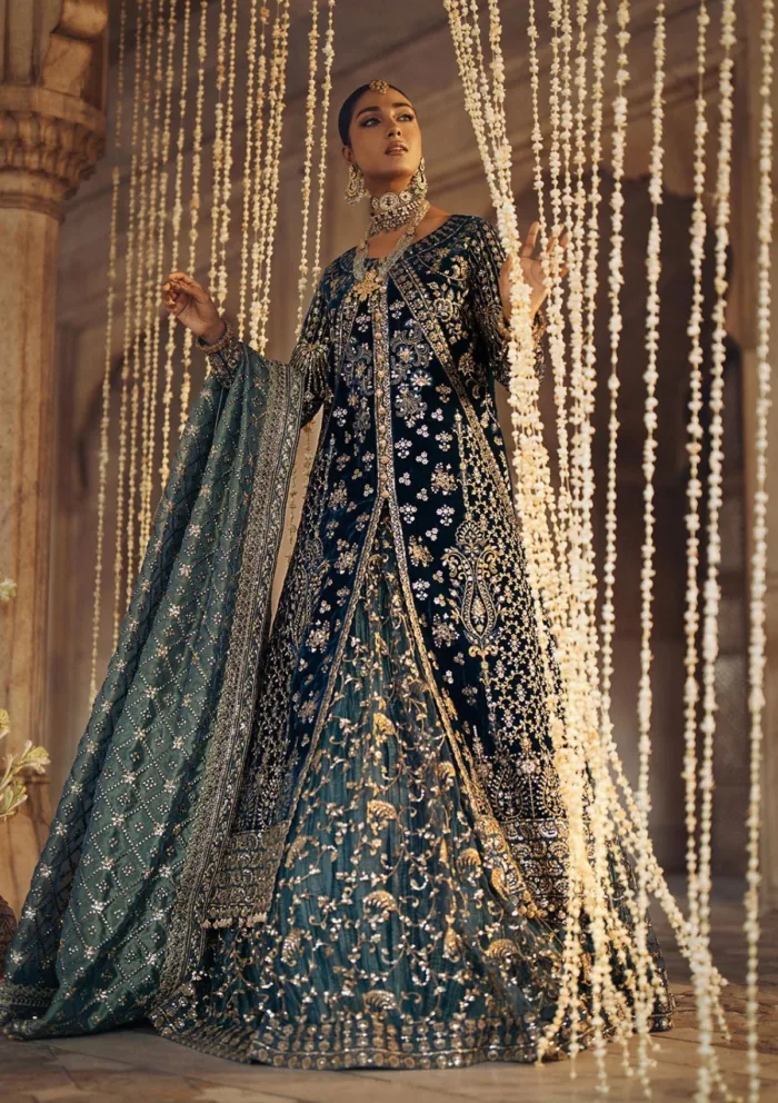 Aik Atelier LOOK 05 Dastoor Luxury Velvet Luxury Lawn Collection - Image 4