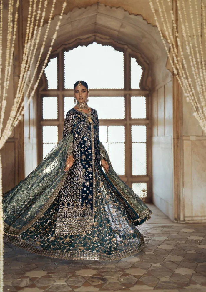 Aik Atelier LOOK 05 Dastoor Luxury Velvet Luxury Lawn Collection - Image 6