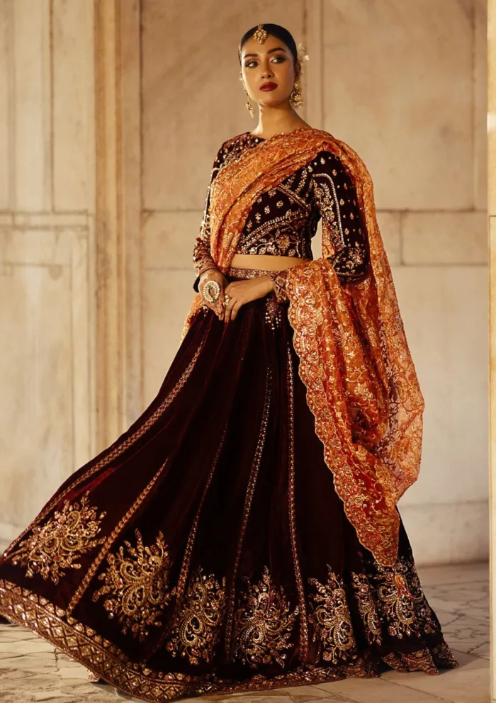 Aik Atelier LOOK 06 Dastoor Luxury Velvet Luxury Lawn Collection - Image 6