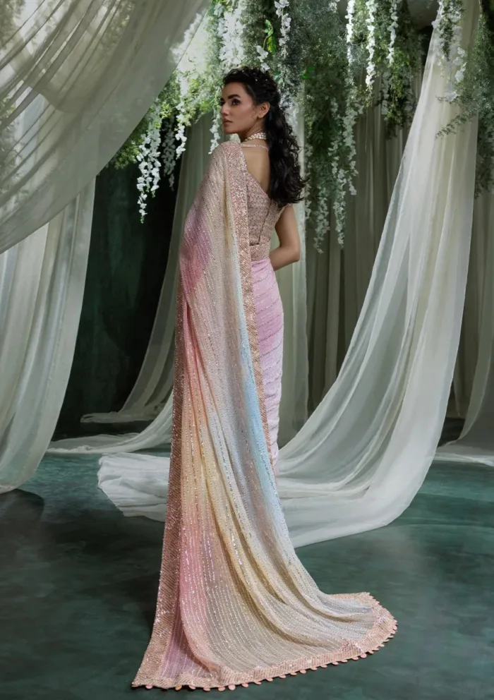 Aik Atelier LOOK 07 SARI EDIT '24 Luxury Lawn Collection - Image 2