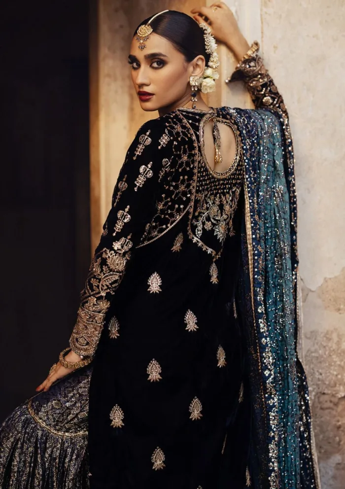 Aik Atelier LOOK 07 Dastoor Luxury Velvet Luxury Lawn Collection - Image 2