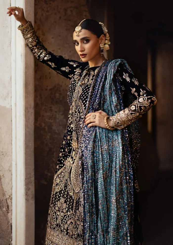 Aik Atelier LOOK 07 Dastoor Luxury Velvet Luxury Lawn Collection - Image 4