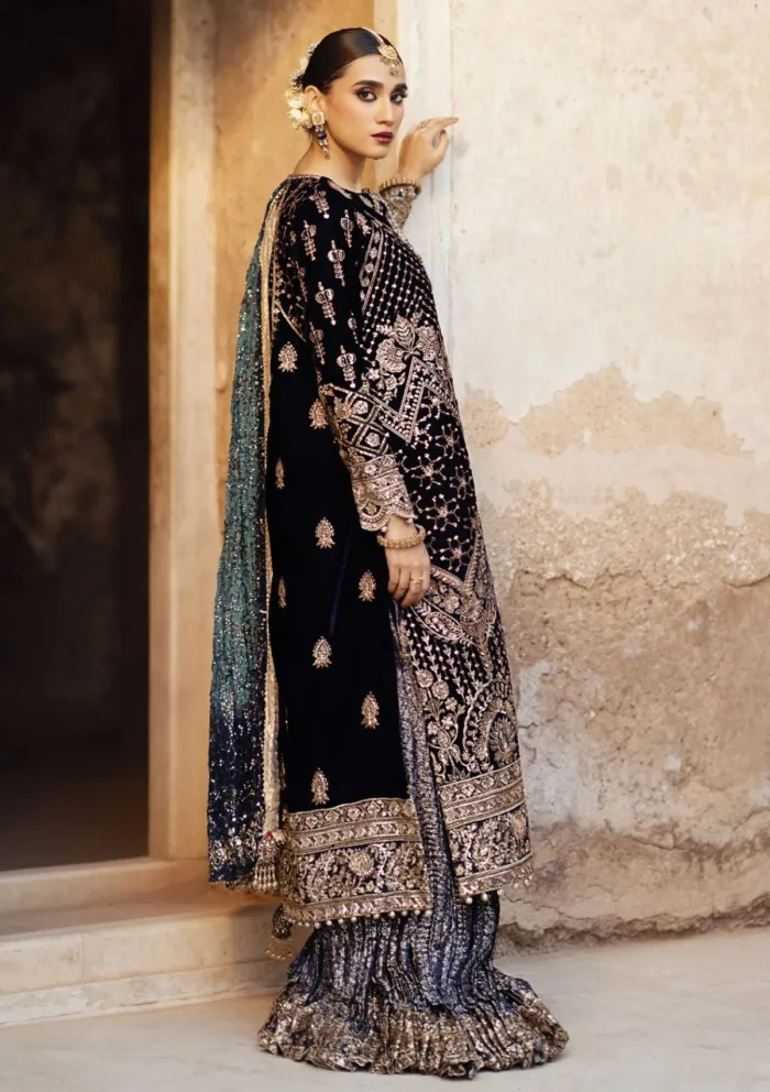 Aik Atelier LOOK 07 Dastoor Luxury Velvet Luxury Lawn Collection - Image 6