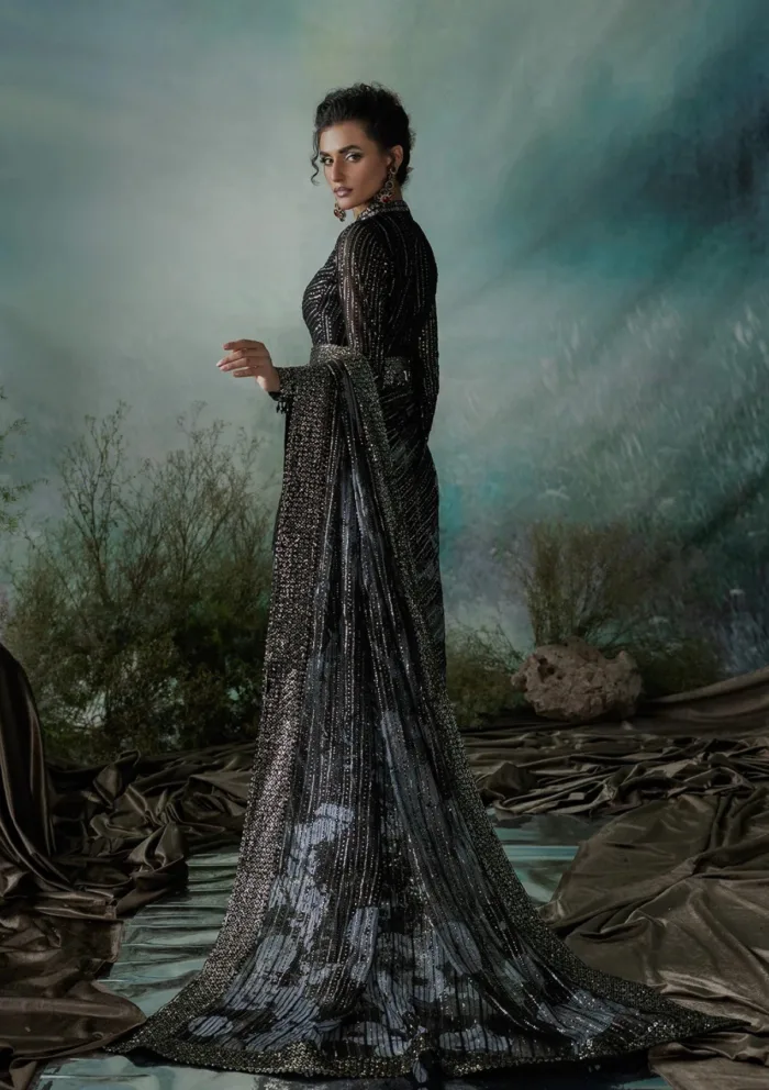 Aik Atelier LOOK 08 SARI EDIT '24 Luxury Lawn Collection - Image 2