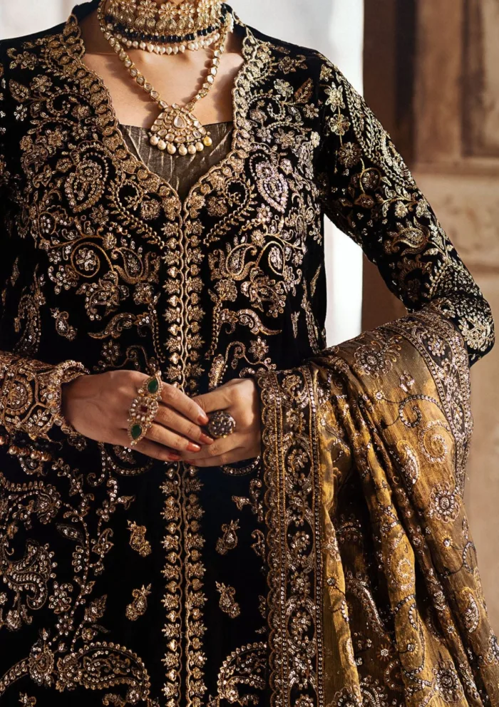 Aik Atelier LOOK 08 Dastoor Luxury Velvet Luxury Lawn Collection - Image 3