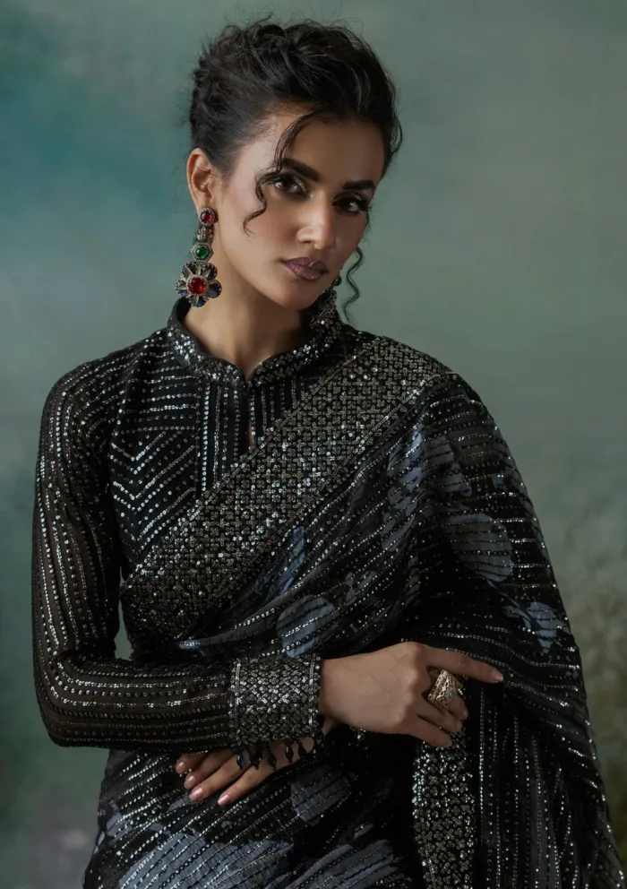 Aik Atelier LOOK 08 SARI EDIT '24 Luxury Lawn Collection - Image 3