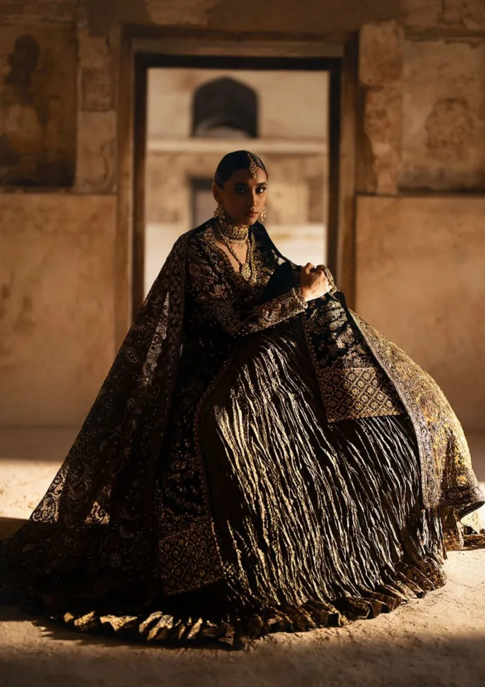 Aik Atelier LOOK 08 Dastoor Luxury Velvet Luxury Lawn Collection - Image 5