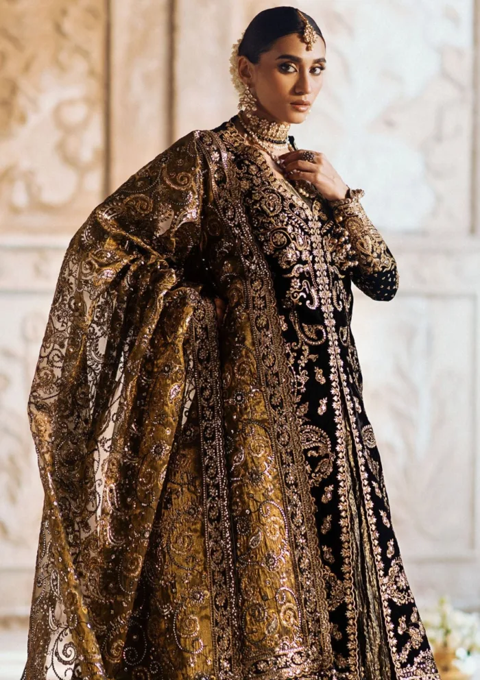 Aik Atelier LOOK 08 Dastoor Luxury Velvet Luxury Lawn Collection - Image 6