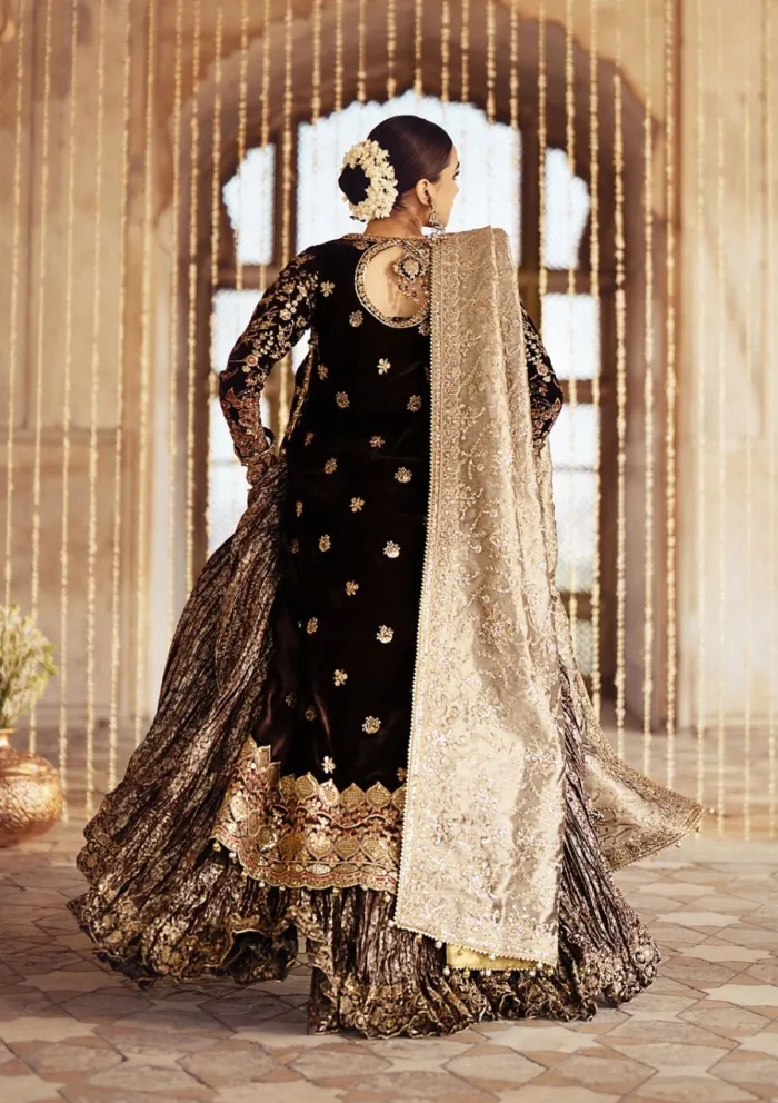 Aik Atelier LOOK 09 Dastoor Luxury Velvet Luxury Lawn Collection - Image 2