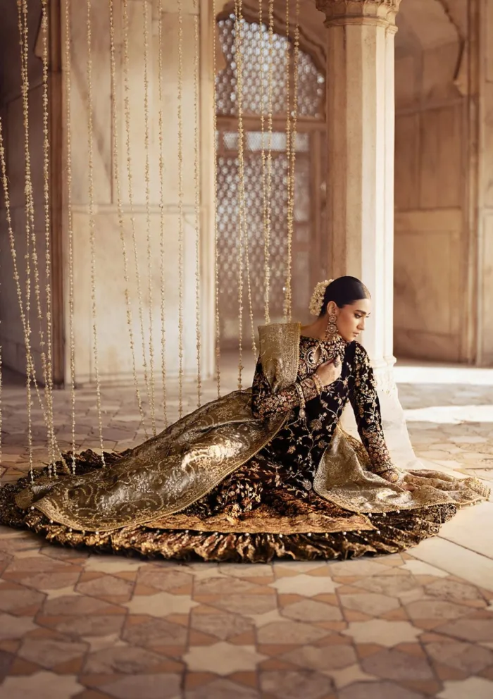 Aik Atelier LOOK 09 Dastoor Luxury Velvet Luxury Lawn Collection - Image 5